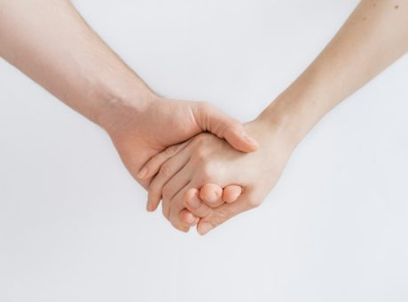 Two hands held together